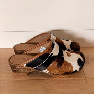 Sanita Caroline Genuine Calf Hair Clog | Women's EU 39, US 8